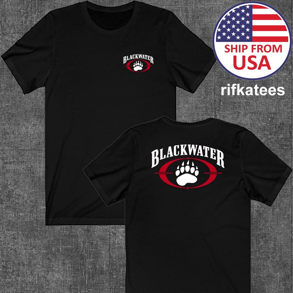Blackwater Black Water Security Men's Black T-Shirt Size S to 5XL