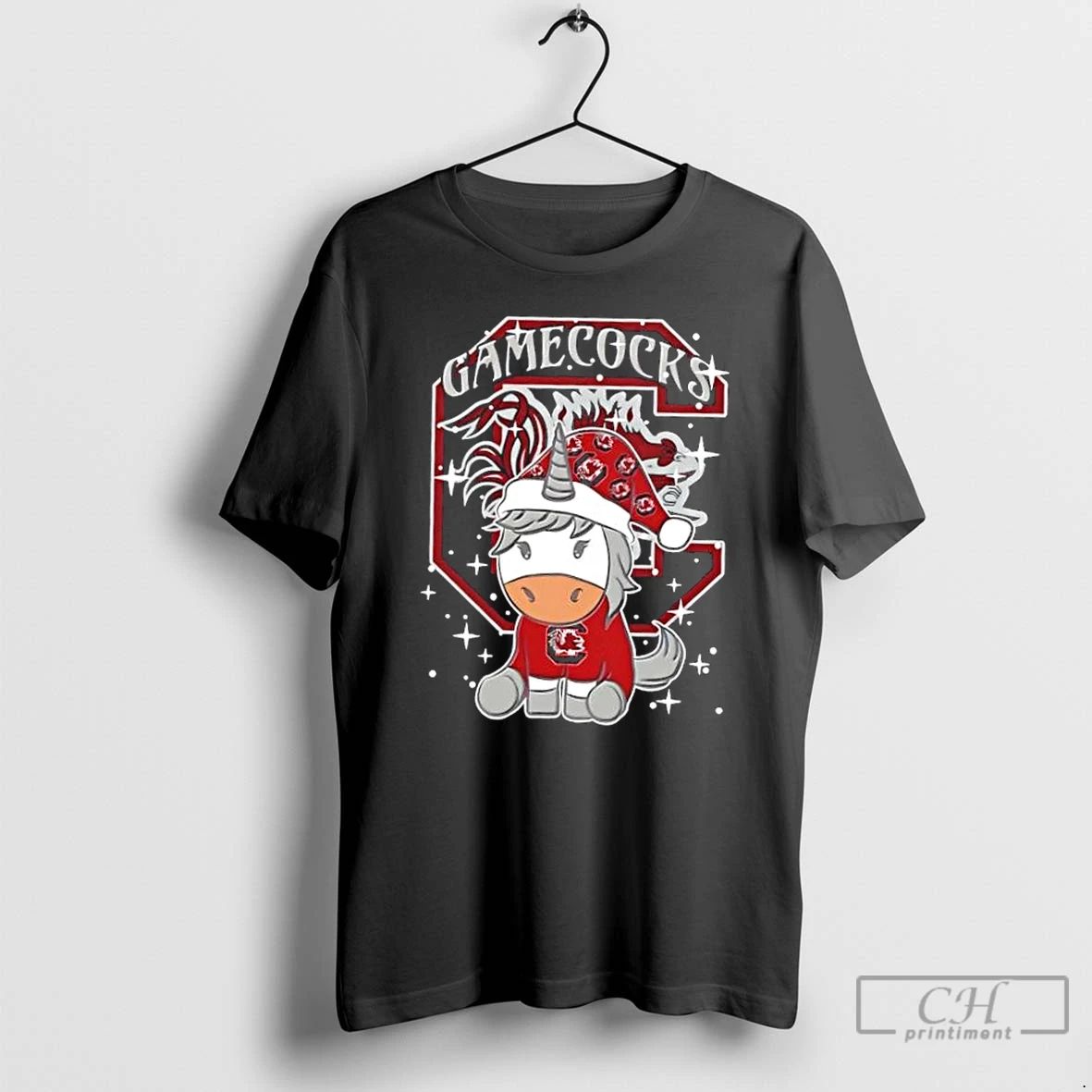 Premium South Carolina Gamecocks Football X Unicorn Merry Christmas T Shirts