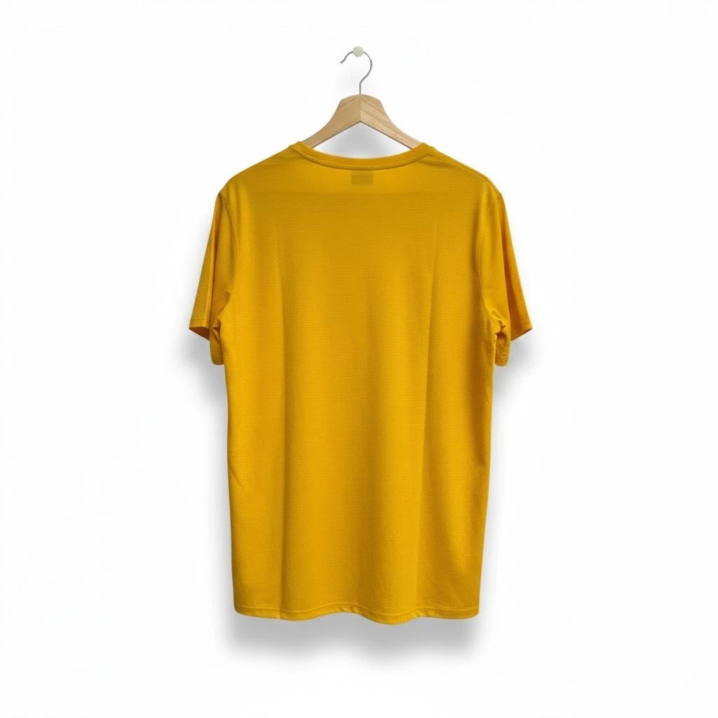 DSG DAM12204 Men's Run Short Sleeve T-Shirt Deep Yellow