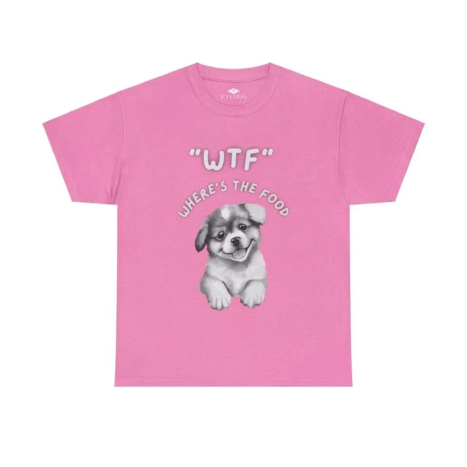 Unisex Dog lover Printed round neck classic fit T-Shirt