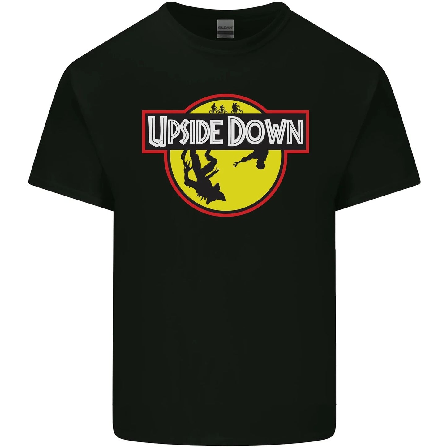 Upside Down SCI-FI TV Program Mens Cotton T-Shirt Tee Top