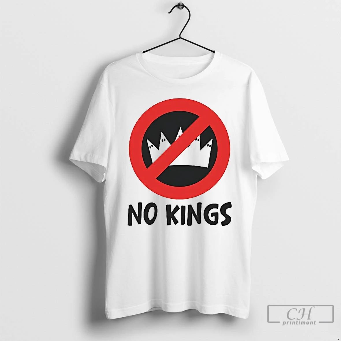 Classic No Kings Anti Supremacy T Shirts