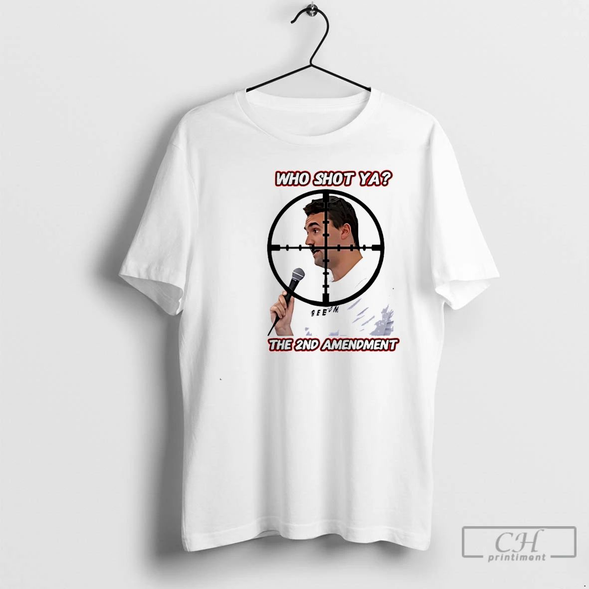 Classic Charlie Kirk Who Shot Ya The 2nd Amendment White T Shirts