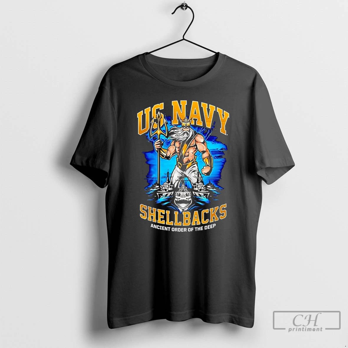 Classic Us Navy Shellbacks Ancient Order Of The Deep T Shirts
