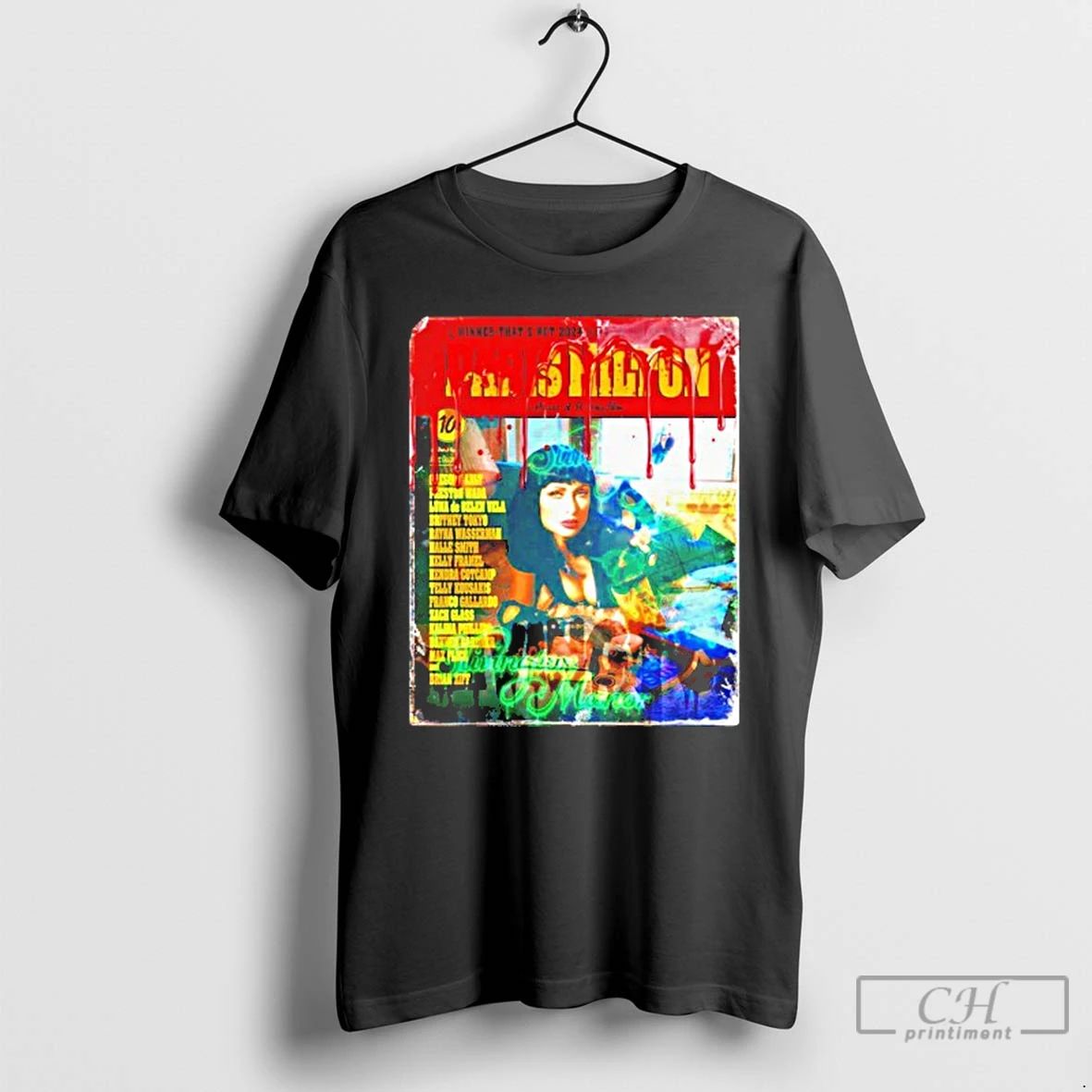 Classic Paris Hilton Pulp Fiction Halloween T Shirts