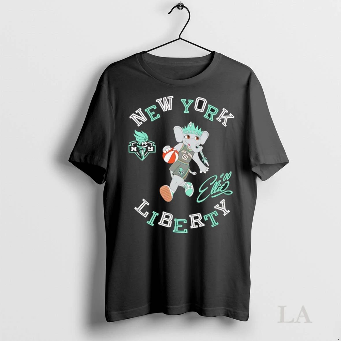 Original New York Liberty Ellie Mascot Numero Uno Signature