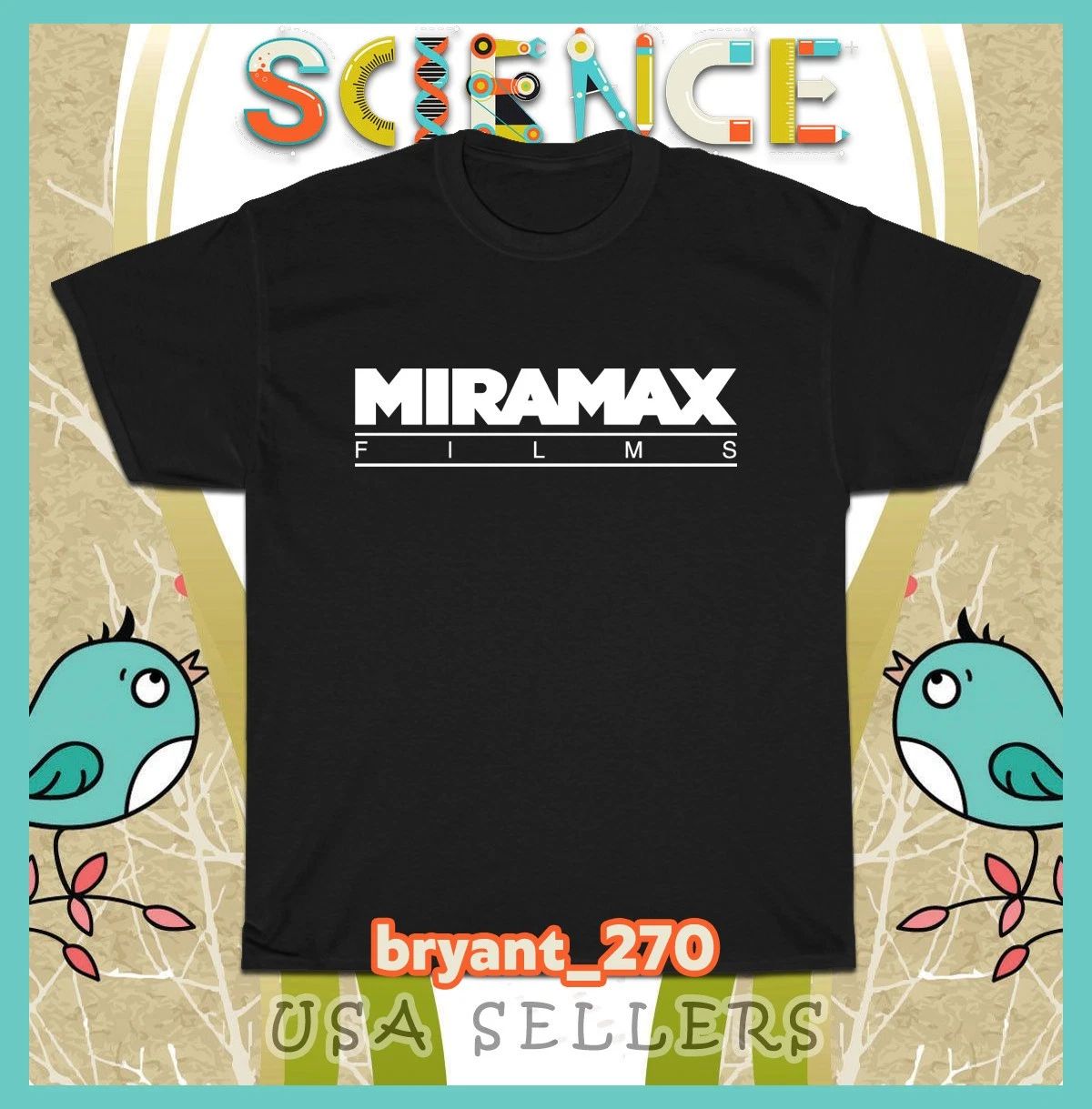 New Tees MIRAMAX Films Men's T-Shirts American Size S-5XL T-Shirt