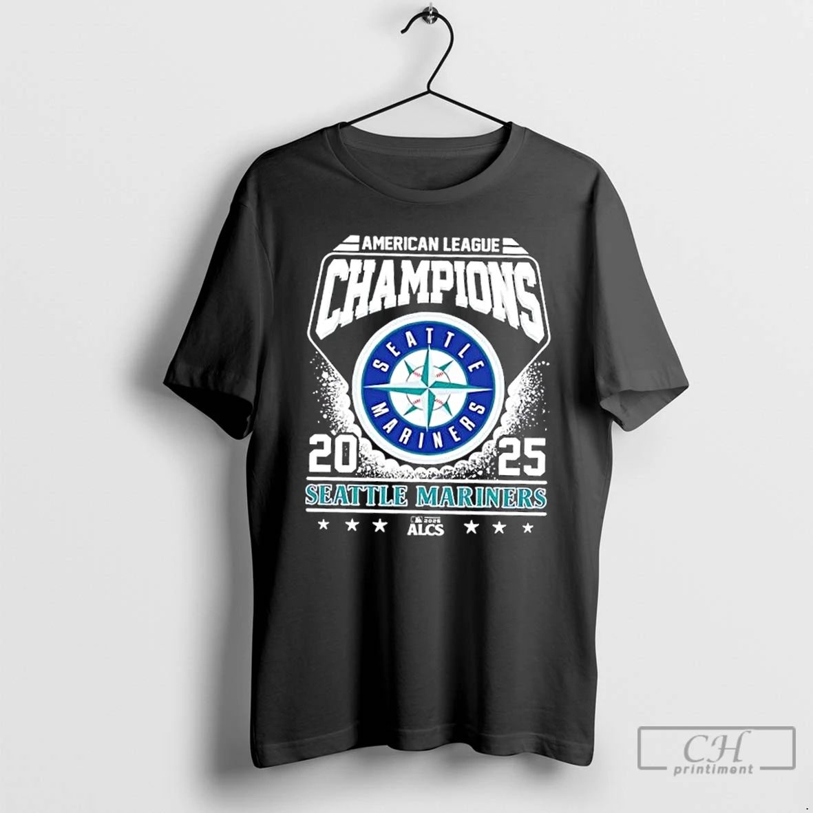 Classic 2025 Alcs American League Champions Seattle Mariners Baseball T Shirts