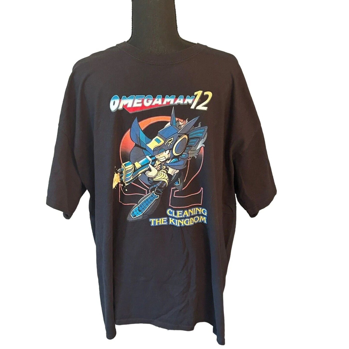 Omegaman 12 Cleaning Up The Kingdom Black Gildan 2X Mens T-Shirt