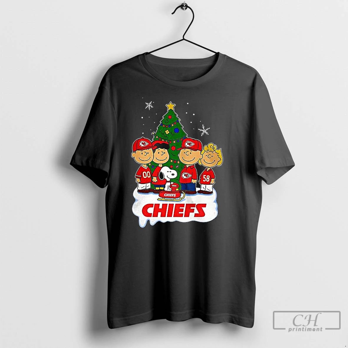 Classic Peanuts Character X Kansas City Chiefs Football Lovers Christmas