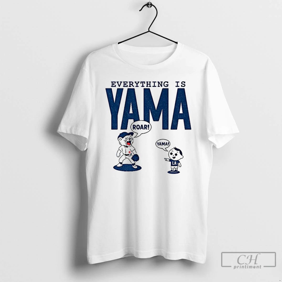 Classic Yoshinobu Yamamoto Cartoon Los Angeles Dodgers Mlb Everything Is Yama World Series 2025