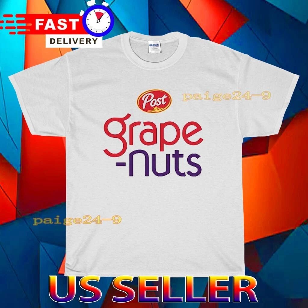 NEW SHIRT POST GRAPE NUTS LOGO T-SHIRT FUNNY AMERICAN USA UNISEX TEE SIZE S-5XL