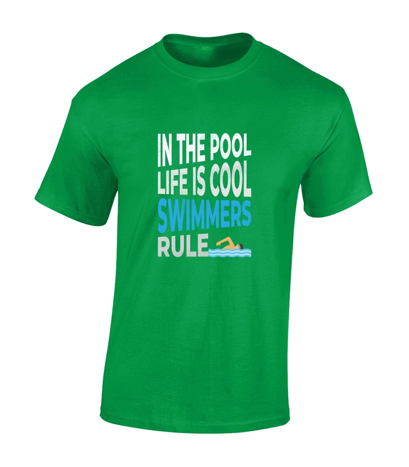 Swimmers Rule Swimming Cool Gift Present Top Training Unisex T-Shirt