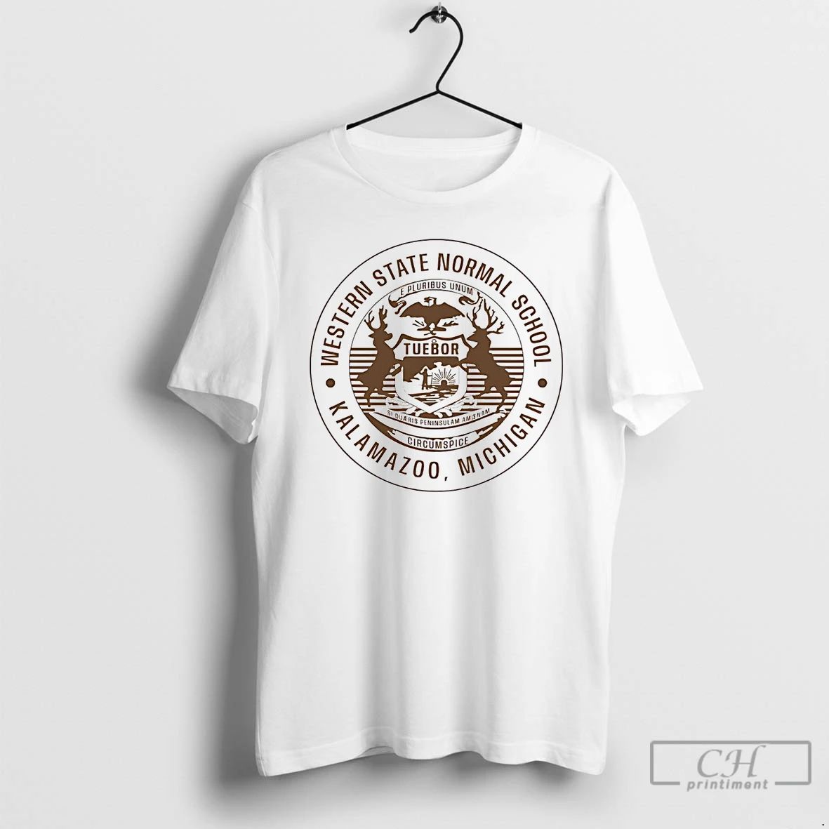 Classic Western State Normal School Retro Seal T Shirts