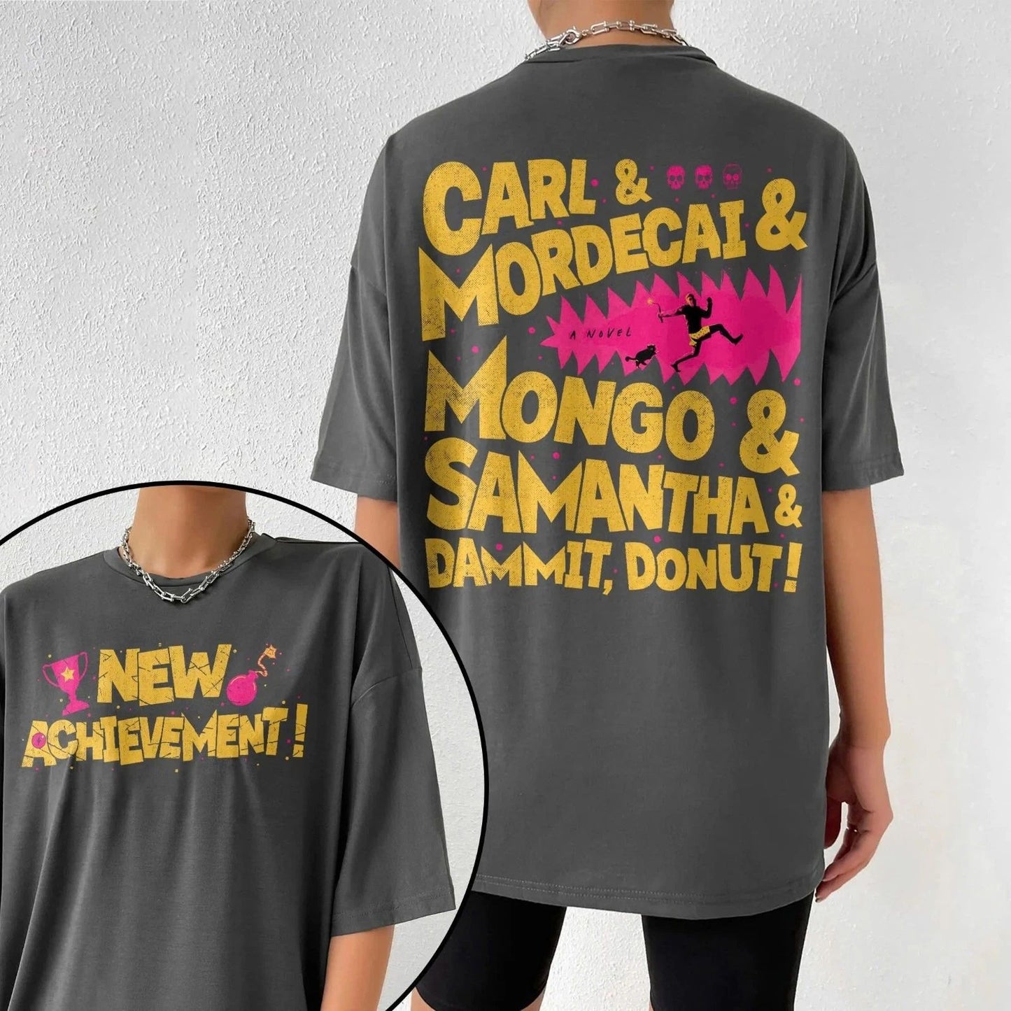 New Achievement Two-sided Sweatshirt, Dungeon Crawler Carl T Shirt, Sci-fi Book