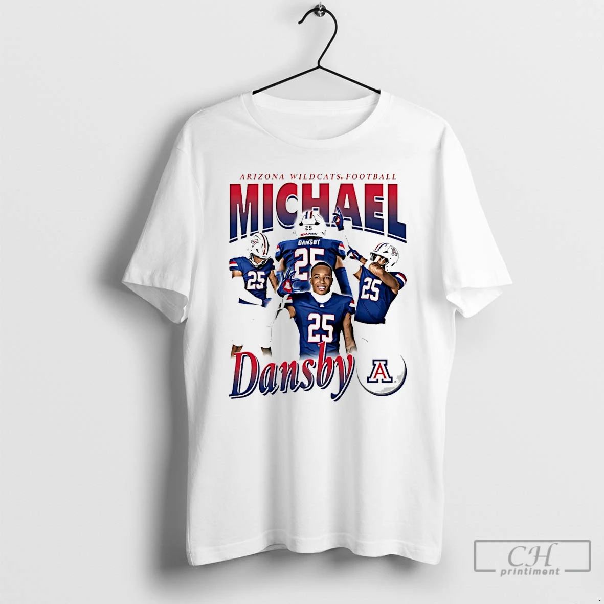 Premium Michael Dansby Arizona Wildcats Player Collage T Shirts