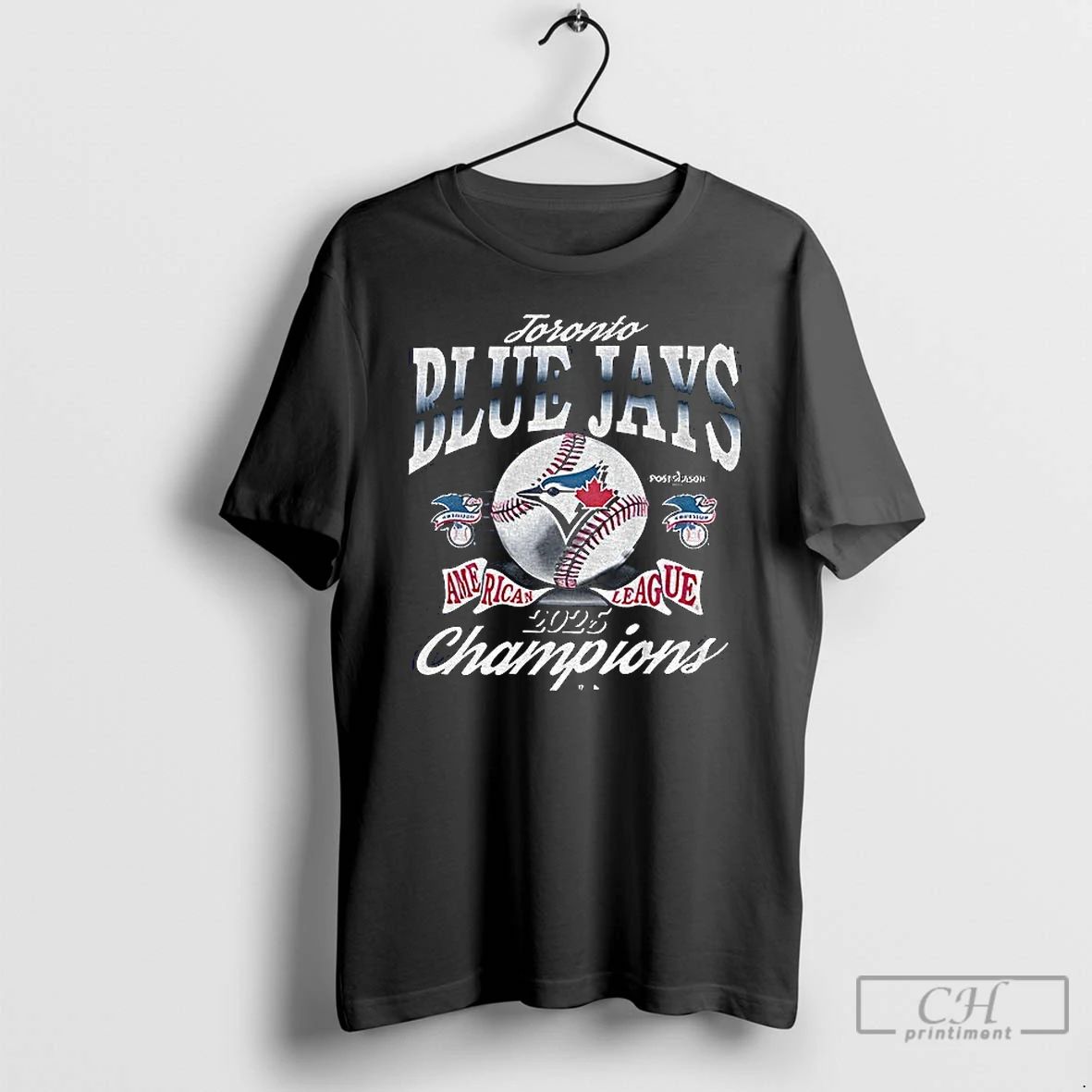Classic Toronto Blue Jays American League World Series 2025 Champions Mlb Logo T Shirts