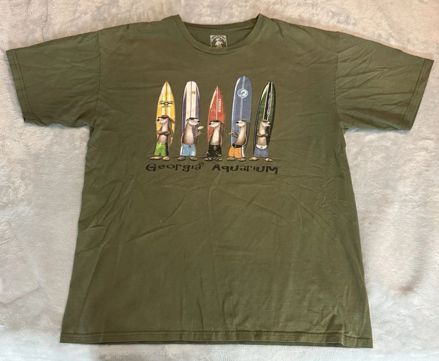 George Aquarium T-shirt XL Surfing Seals