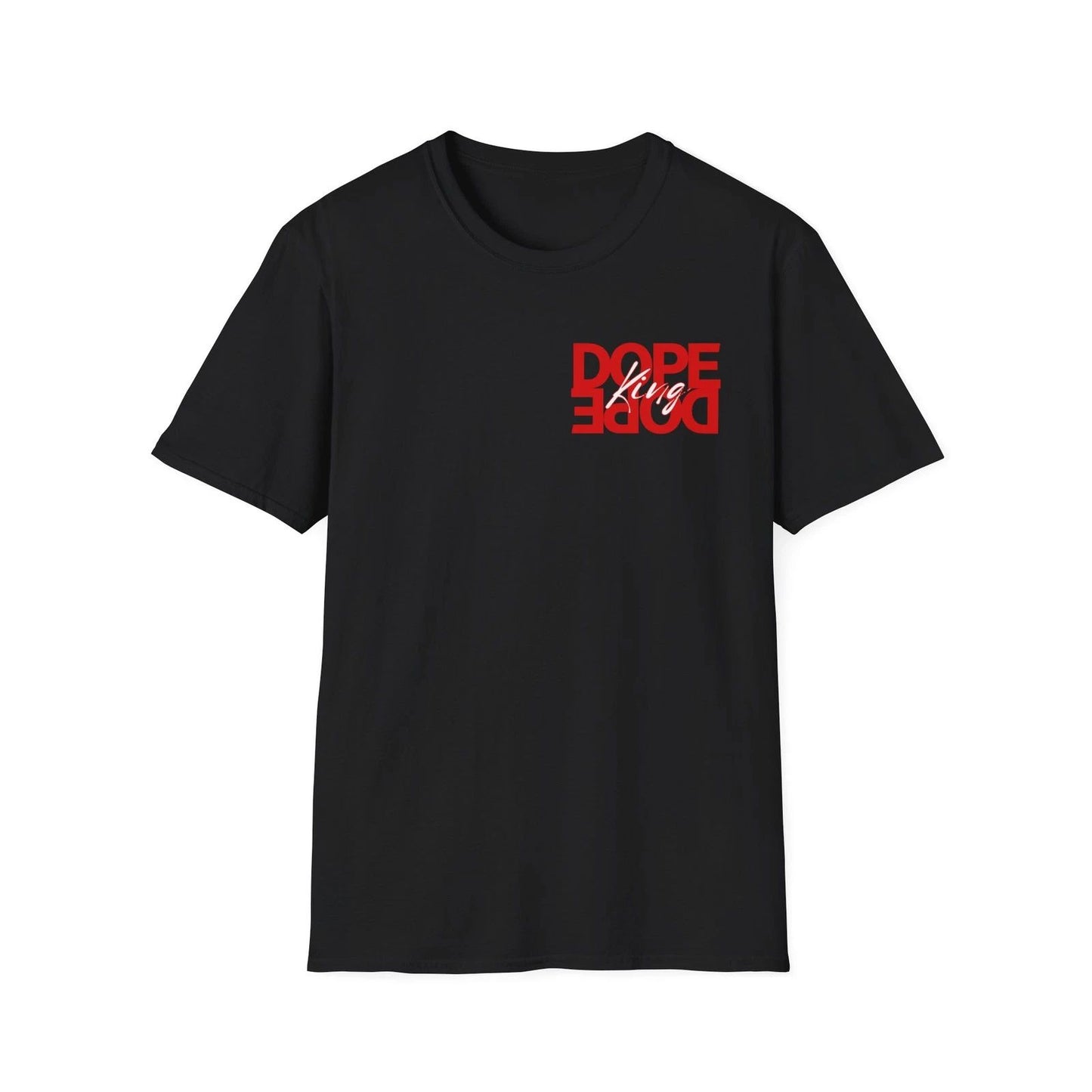 DOPE mirrored text T-Shirt,Custom Personalized T-Shirt with Name or Message