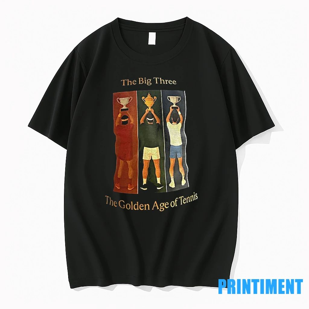 The Big Three The Golden Age Of Tennis Tennis Legends Tshirts Sweater
