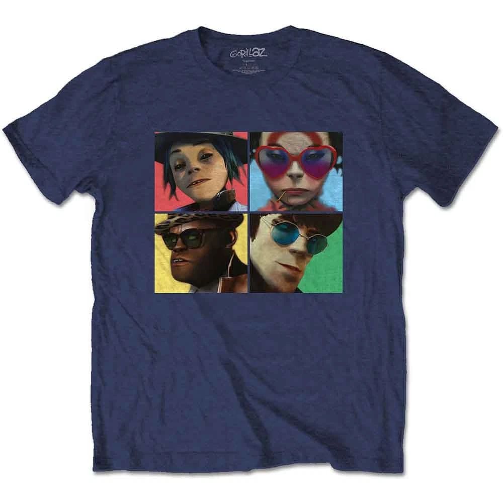 Gorillaz Humanz Official Tee T-Shirt Mens Unisex