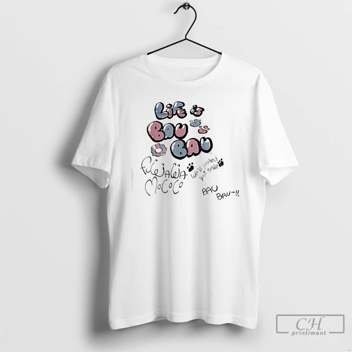 Premium Fuwamoco Life Is Bau Bau Well Protect Your Smile T Shirts