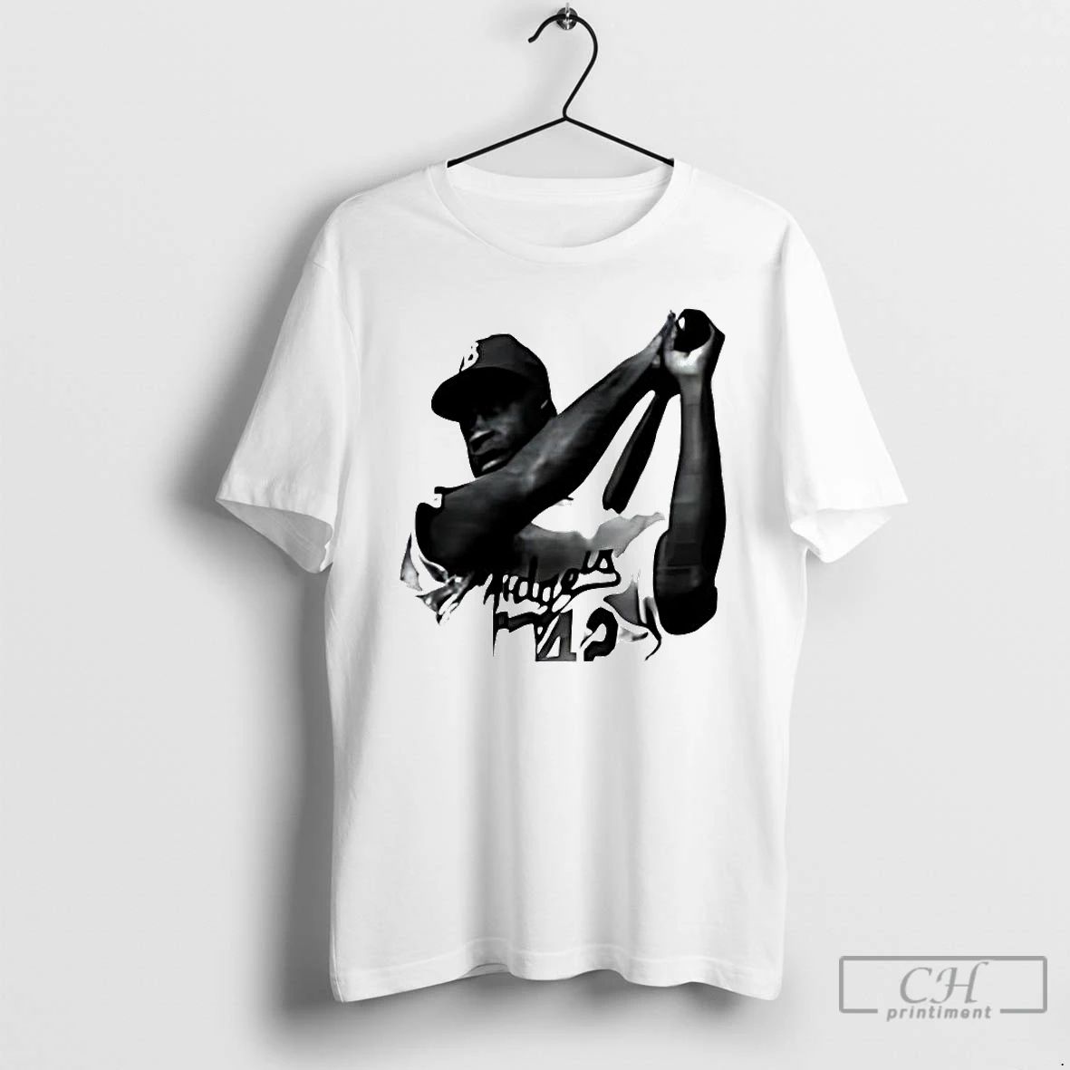 Premium 3drose Picture Jackie The Brooklyn Dodgers Retro T Shirts