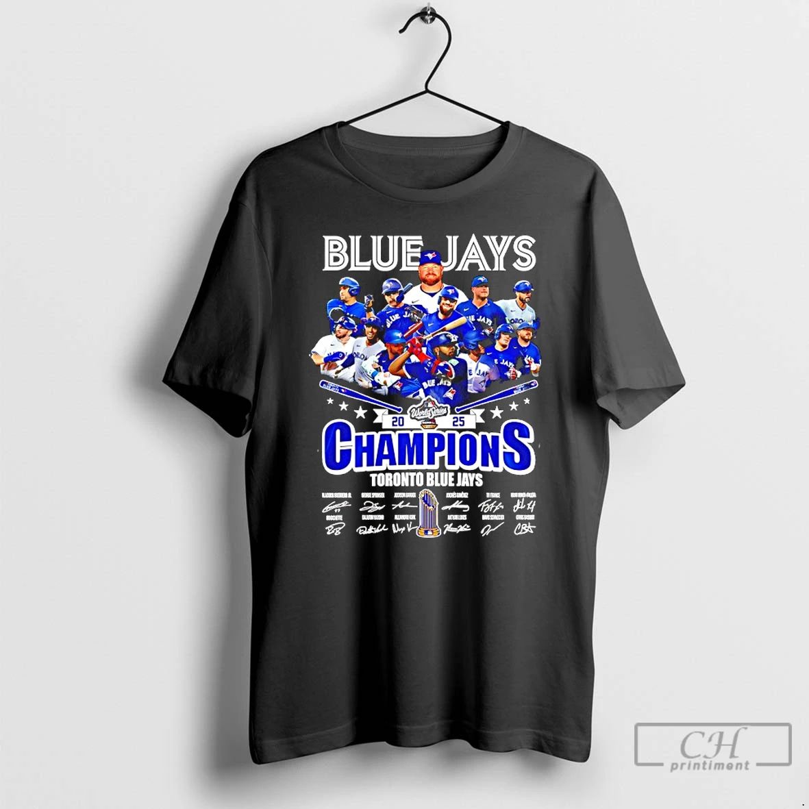 Classic Toronto Blue Jays World Series Champions 2025 Signatures T Shirts