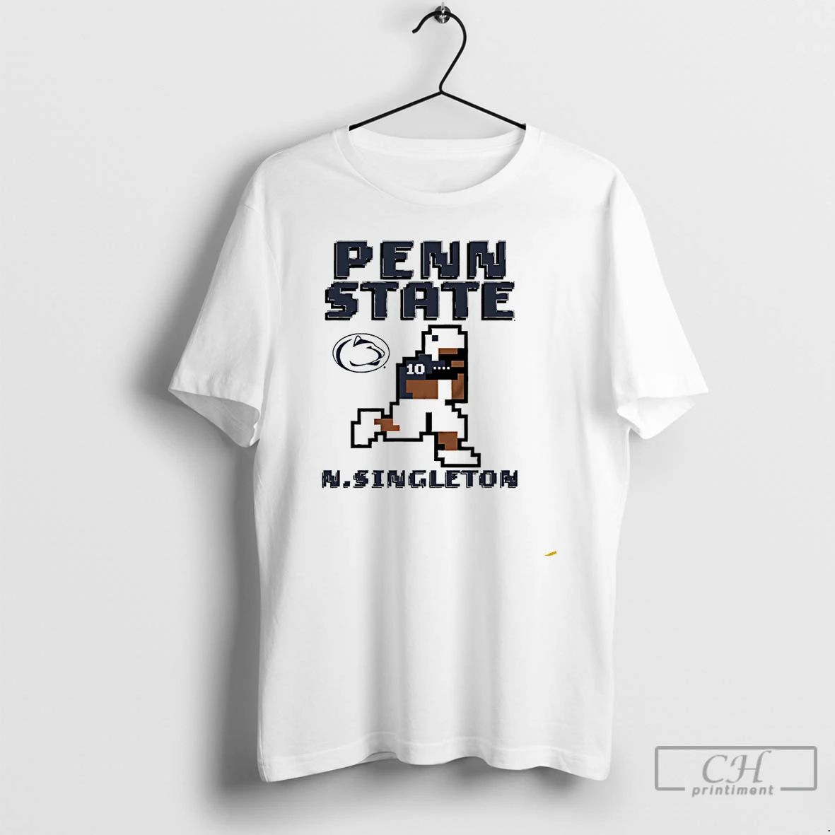 Premium Penn State Nittany Lions Football Nicholas Singleton Pixel T Shirts