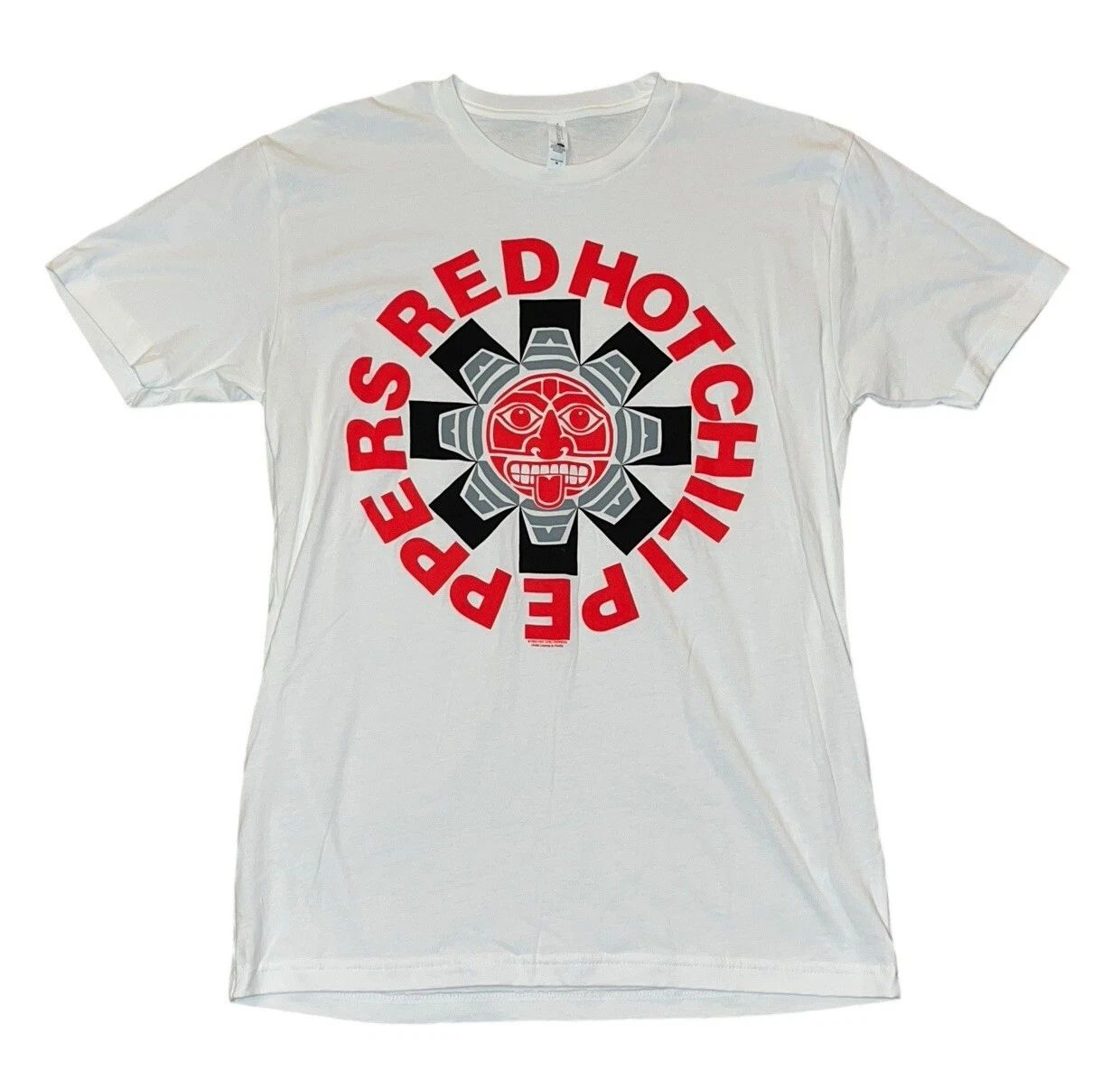 Red Hot Chili Peppers Short Sleeve Shirt Men's Medium White NWOT