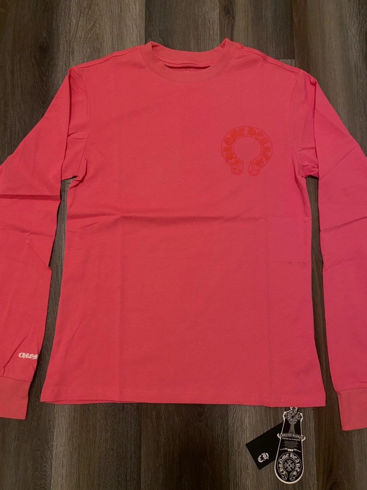 Chrome Hearts T-Shirt Pink Longsleeve Size L