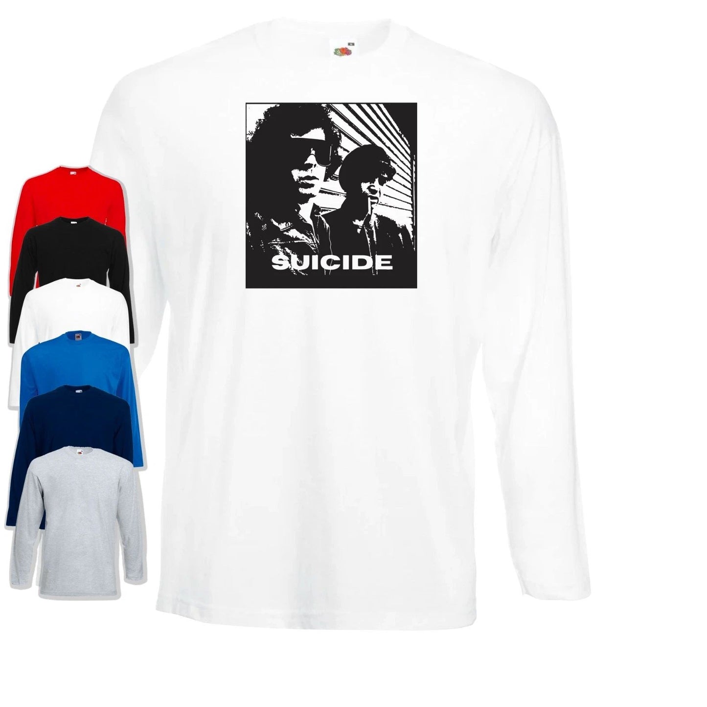 Suicide Long Sleeve T-Shirt | Alan Vega and Martin Rev