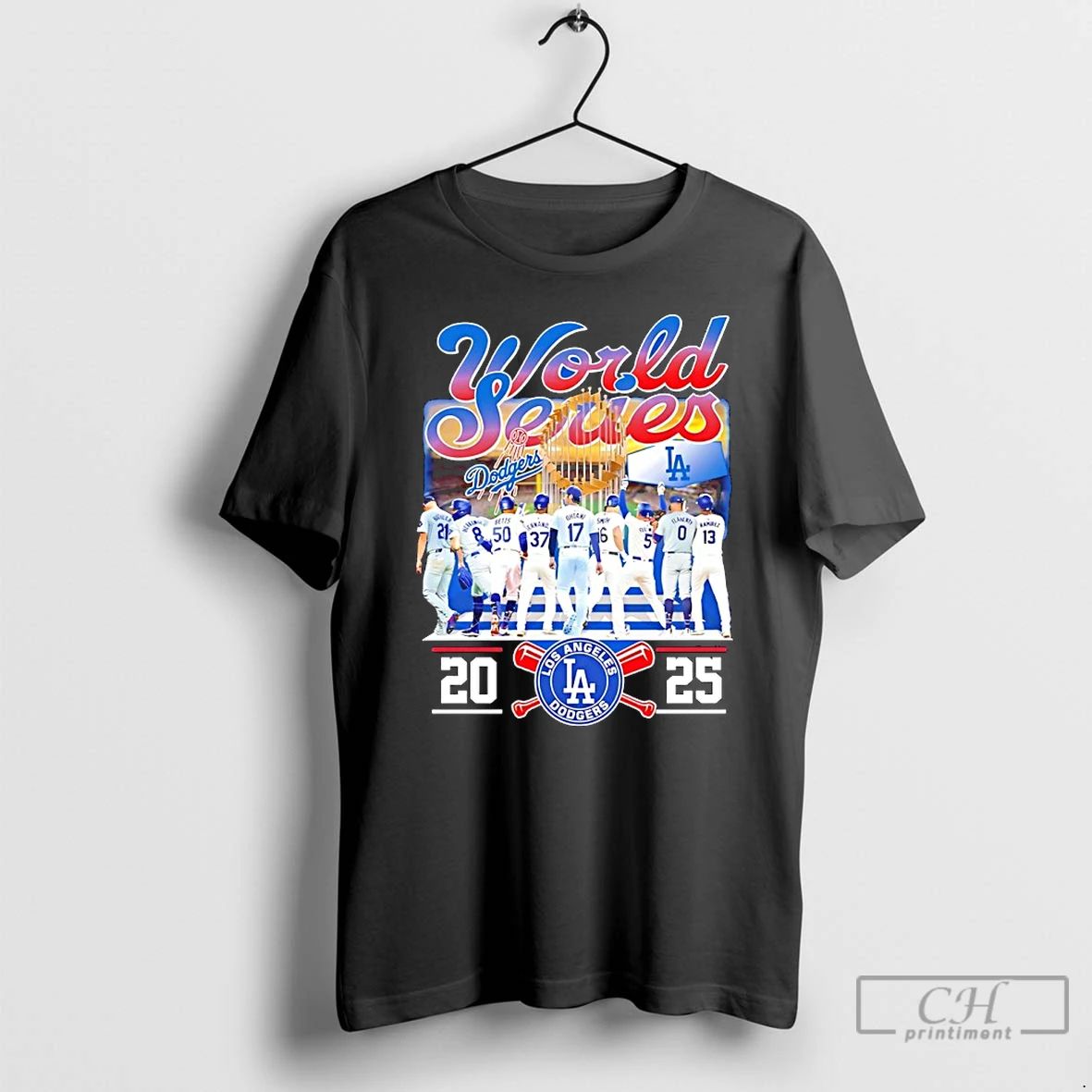 Classic World Series 2025 National Champions Los Angeles Dodgers Player T Shirts