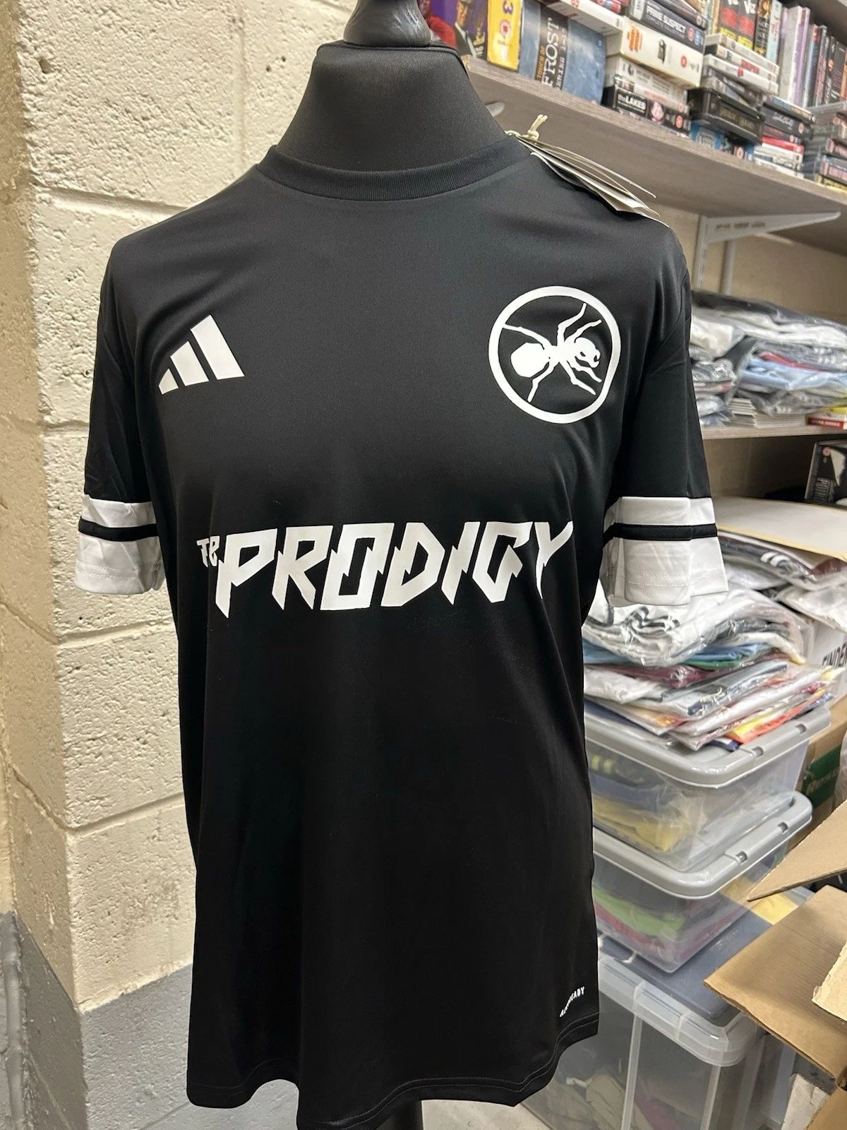 The Prodigy Keith Flint Football Shirt Adidas custom Size XXL