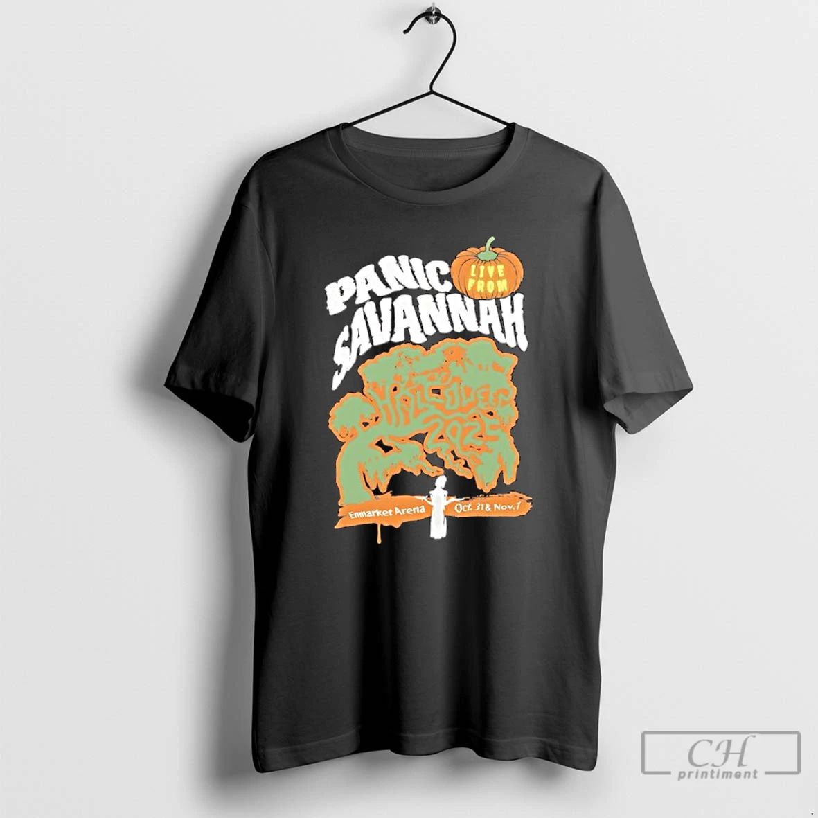 Premium Panic Savannah Live From Halloween 2025 T Shirts