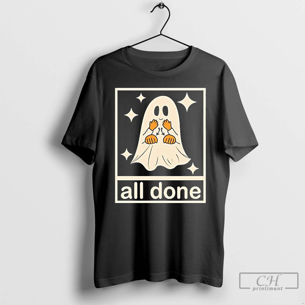 Premium All Done Ghost Halloween T Shirts