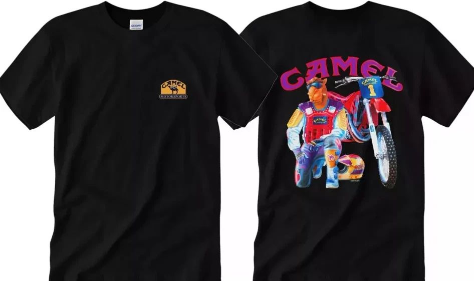 NOS Vintage 1993 Camel Supercross T-Shirt Heavyweight T-shir-Shirt shirt