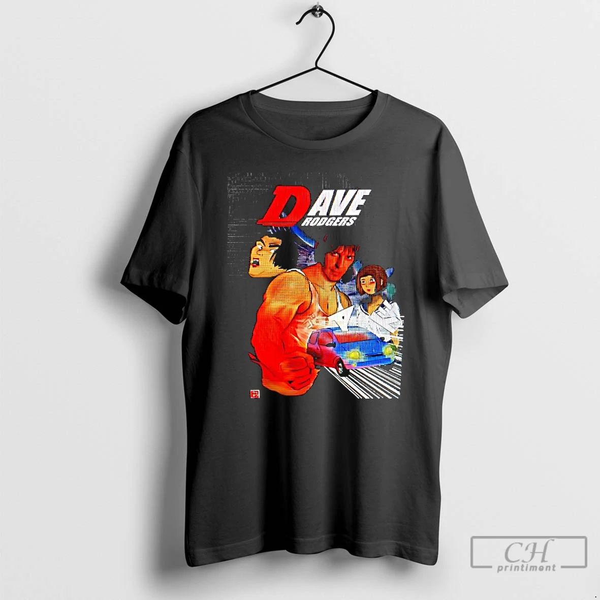 Premium Dave Rodgers Anime Or Action Movie T Shirts