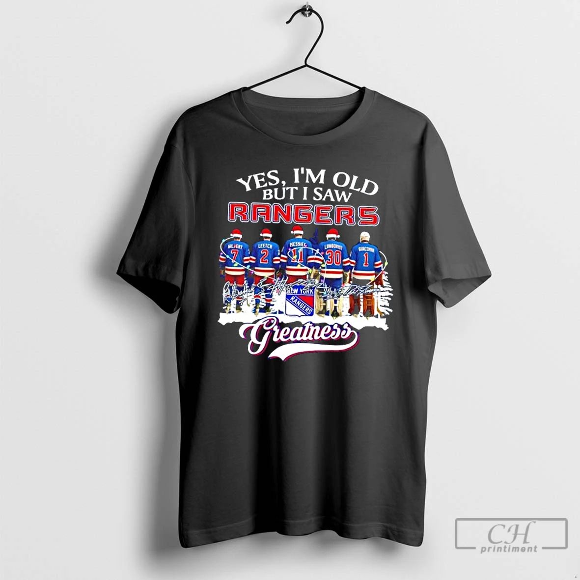 Classic Yes Im Old But I Saw Greatness New York Rangers Giacomin And Legends Christmas
