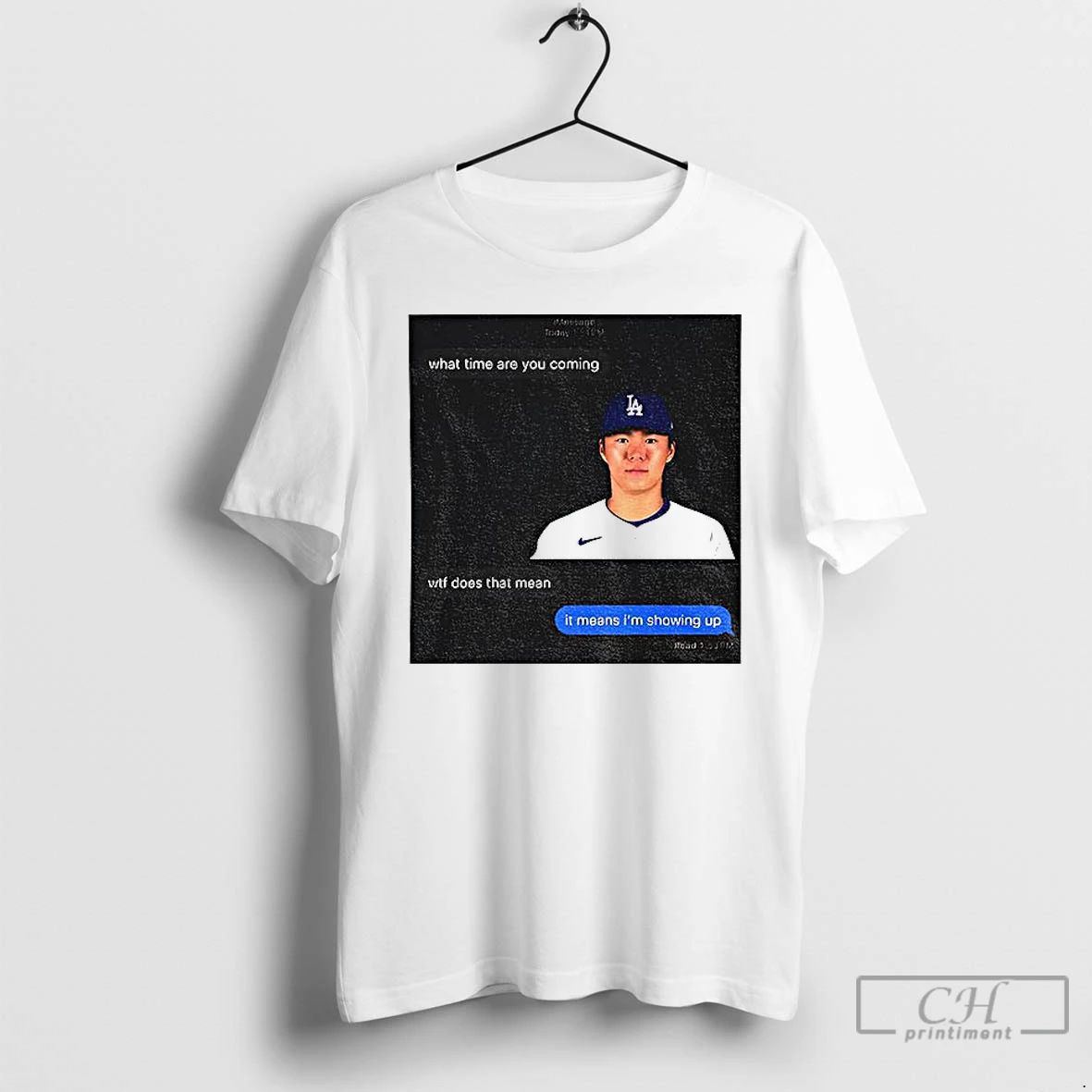 Classic Yoshinobu Yamamoto Graphic Fun Text T Shirts