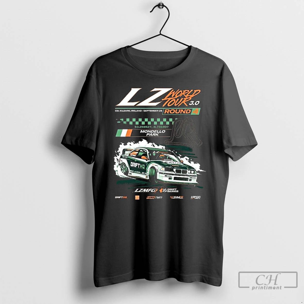 Classic Lzmfg X Drift Games Lzwt World Tour Mondello Park Ireland Event 2025 Long Sleve
