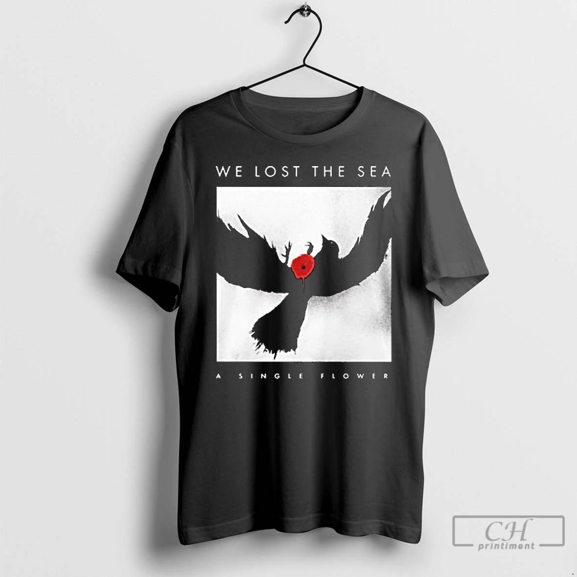 Classic We Lost The Sea A Single Flower Long Sleve T Shirts