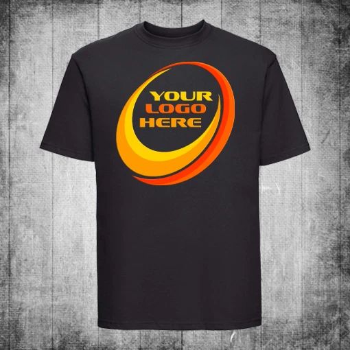 Custom printed Unisex T-shirt your text picture logo graphic printed A4 size