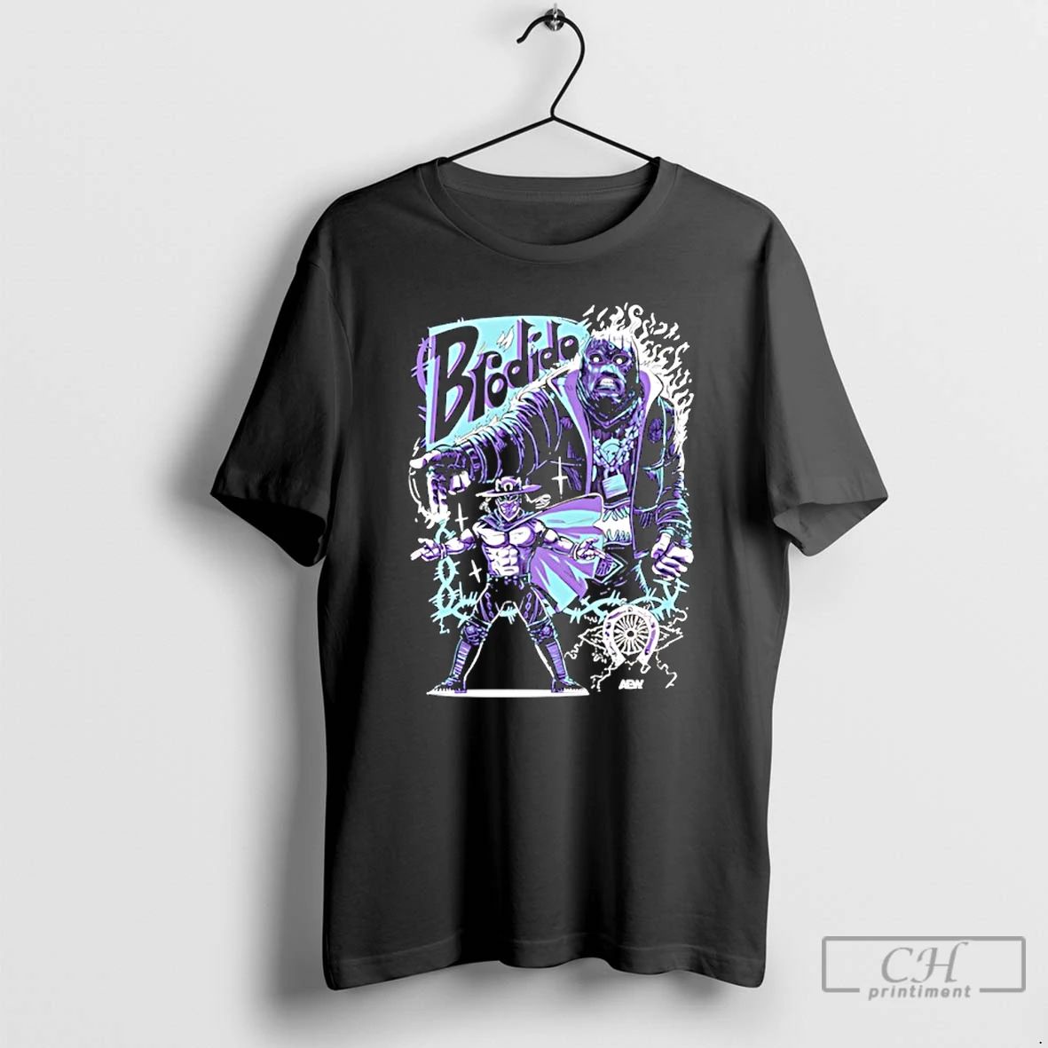 Classic Brodido Bad Hombres Blue Halloween T Shirts