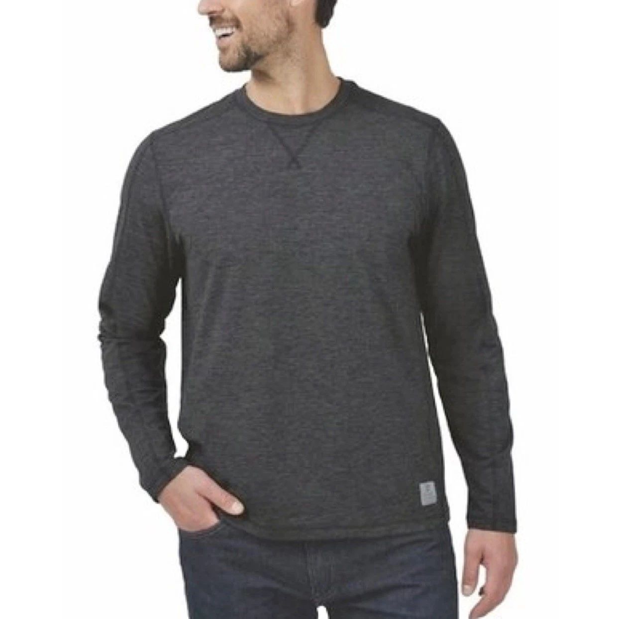 Rugged Elements Performance Long Sleeve Shirt XXL GRAY Durable Utility S#61