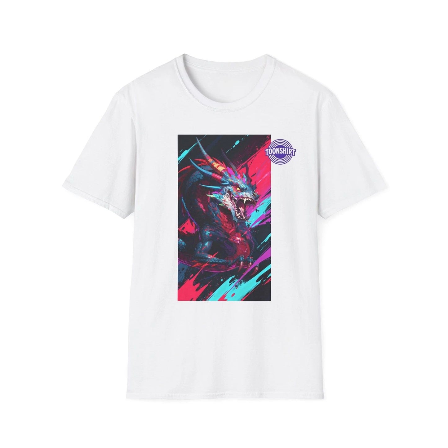 Vibrant Dragon Fantasy Graphic T-Shirt