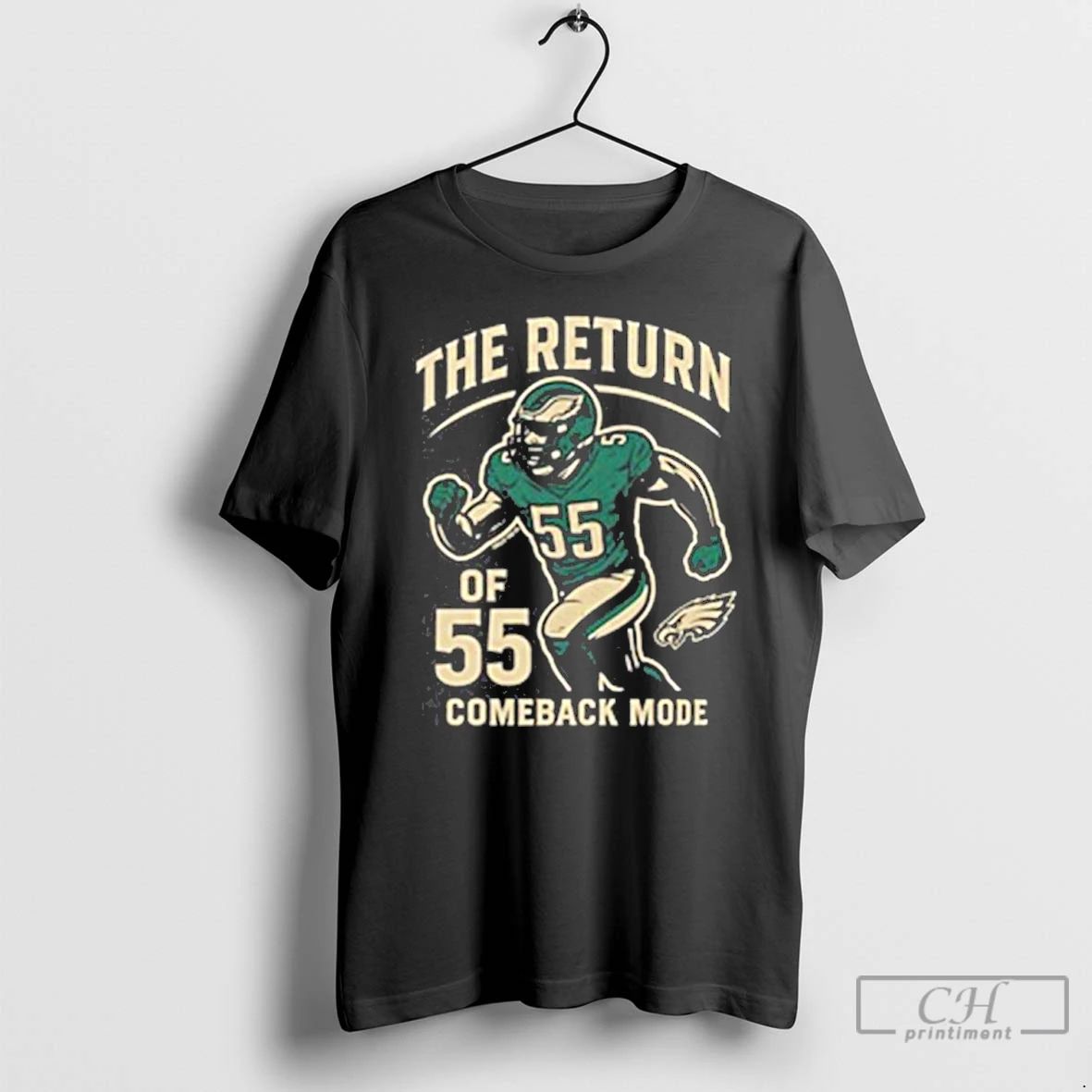 Classic The Return Of 55 Brandon Graham Comeback T Shirts