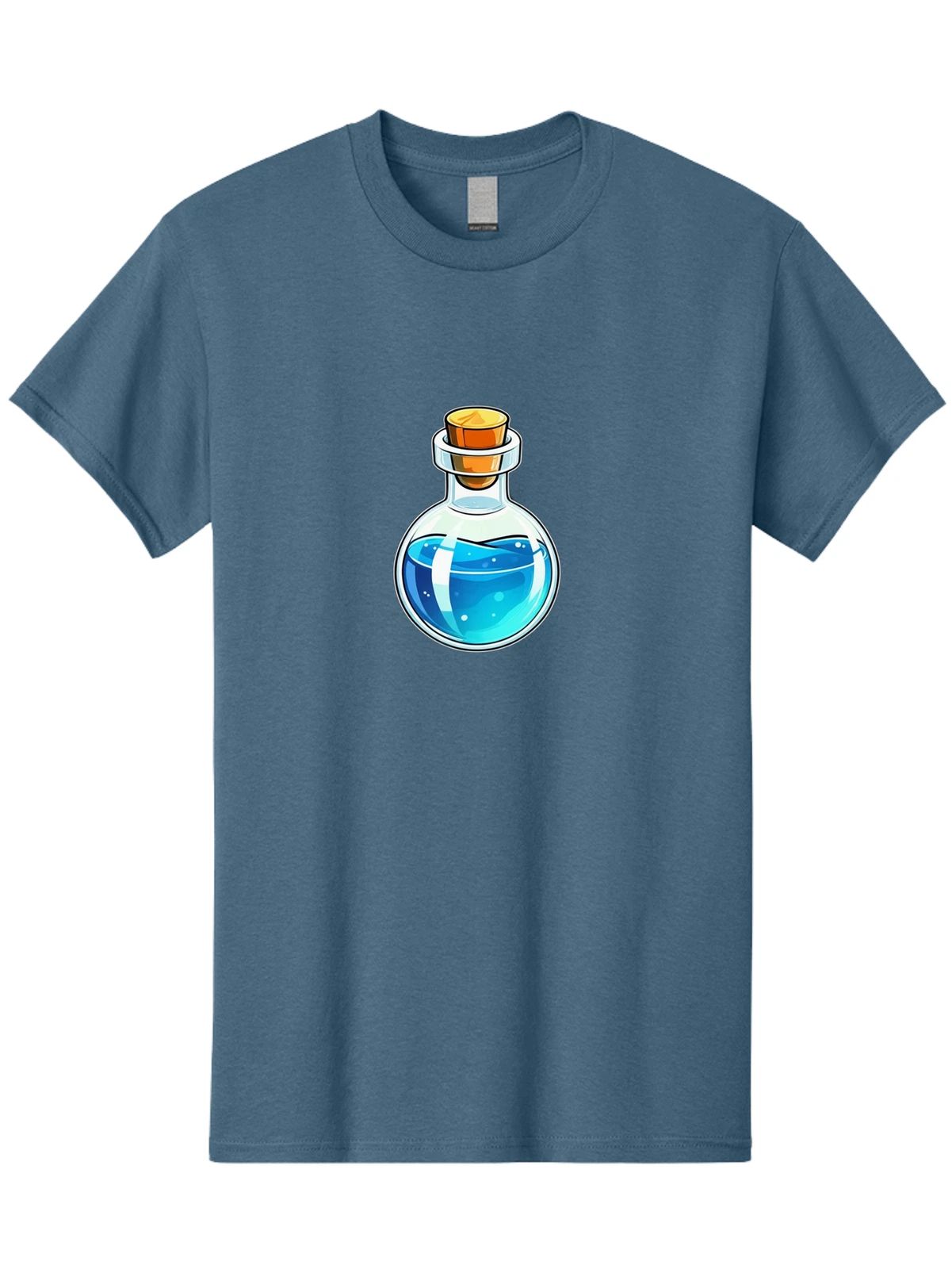 Potion-Bottle-5 Mens Graphic Tee, 100% Cotton, Casual Summer Wear