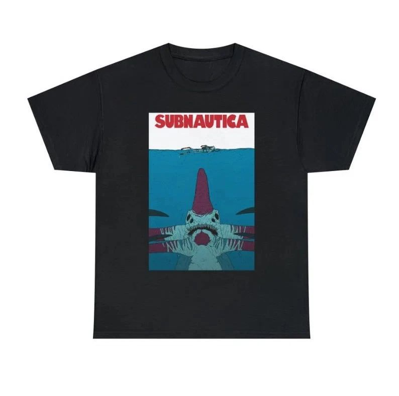 Subnautica Gaming T-Shirt, Indie Videogame Anime Unisex T-Shirt - Size S-5XL