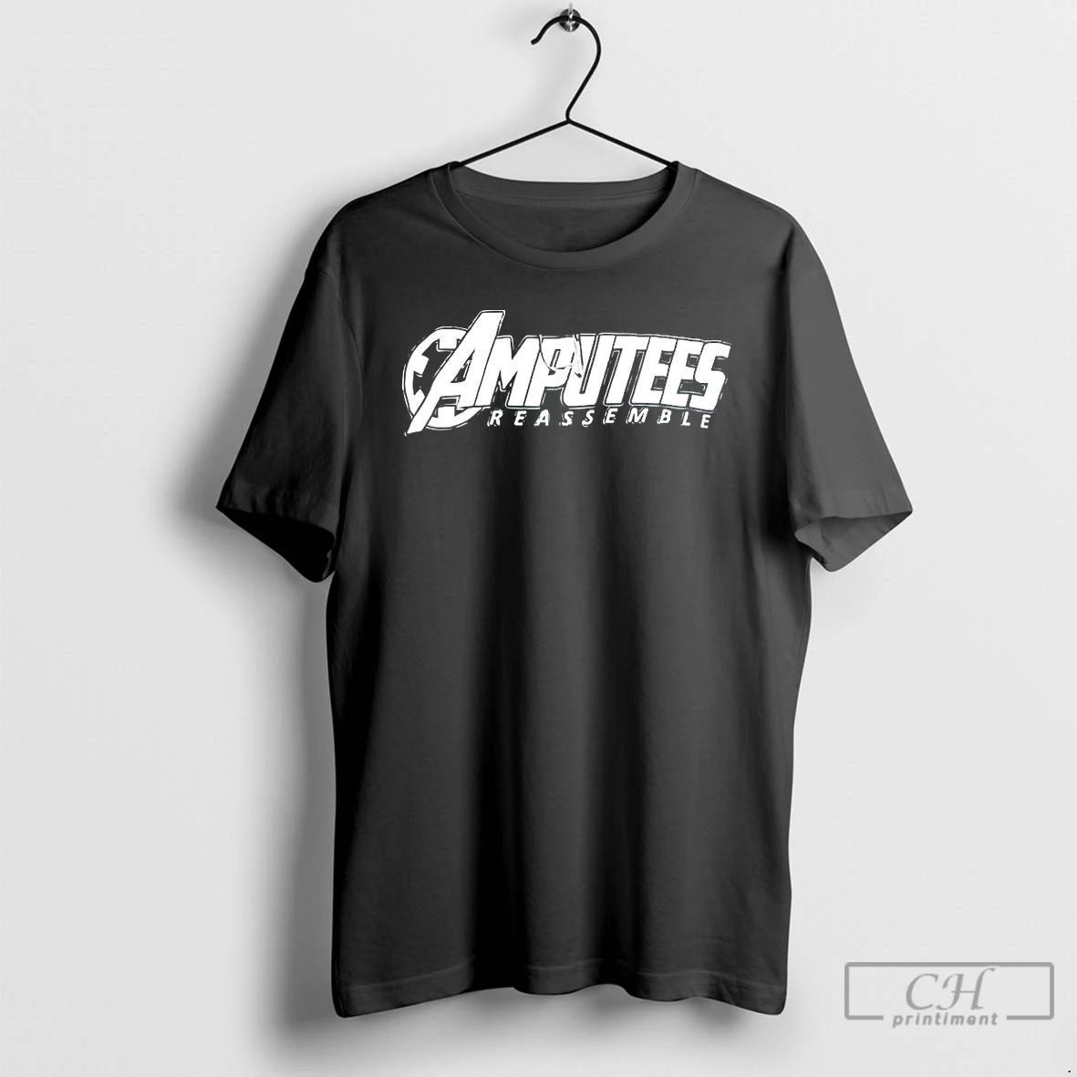 Classic Amputees Reassemble Avengers Logo T Shirts